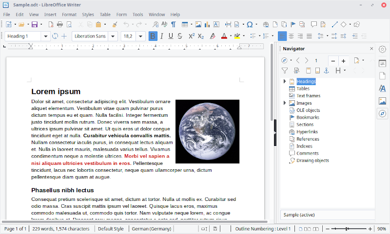 LibreOffice Free Software Suite